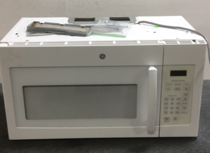 General Electric large Capacity Over Range Microwave with Built In Exhaust Fan