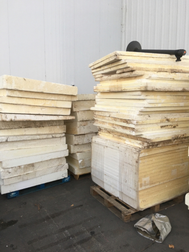 (3) Pallets Of Approx. 48” x 48” Square Foam Insulation Pieces