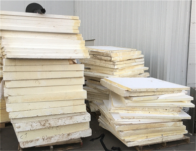 (3) Pallets Of Approx. 48” x 48” Square Foam Insulation Pieces