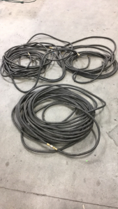 (3) Various Length Industrial Airhoses