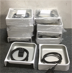 (10) Unknown Trays With Android Charger And Blocks