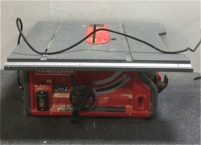 Craftsman 10” 15-Amp Table Saw With Base