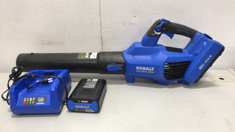 Kobalt Brushless 520 CFM 120 MPH Leaf Blower w/ 40v Max Extended Run