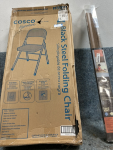 Cosco Chair, Allen+Roth Cellular Shade