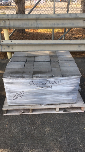 Pallet of Charcoal Owyhee Wall Stones