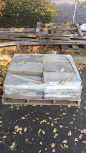 Pallet Of (20) Posaterra 12” x 22” Wall Cap Stones