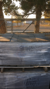 Pallet of Charcoal /Grey Owyhee Wall Stones