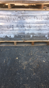 (1) Pallet of (48) Posaterra 12&rdquo; x 22&rdquo; Wall Cap Stones