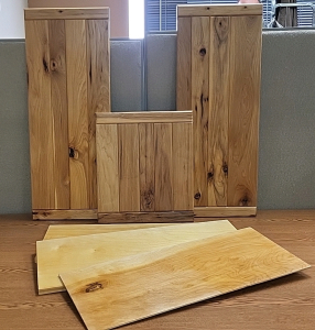 Wood Doors and Shelves