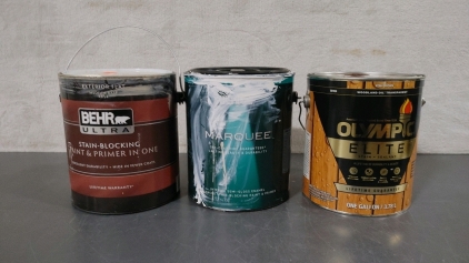 (3) One-Gallon Primers & Stain
