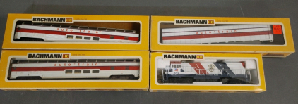 (4) Bachmann HO Miniature Trains