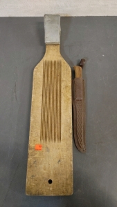 Fish Fillet Knife and Board