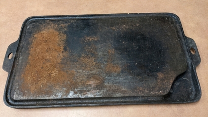 18"x10" Cast Iron Griddle