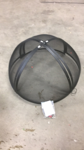 (1) Metal Mesh Firepit Spark Screen Cover