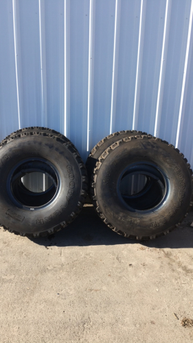 (4) Goodyear Super Heavy Duty 395/85R20 Radial Tires