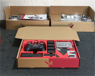 (2) Vex V5 Starter Clawbot Robot Classroom Kits (4) Vex V5 Motors (1) Vex V5 Robot Battery (1) Vex V5 Wireless Controller (1) Vex Robot Brain (1) Robot Quick Start Kit