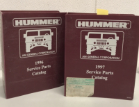(2) AM General Corporation Hummer service parts catalogs