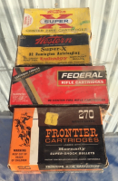 (2) Super X Rifle Cartridges, Federal Rifle Cartridges, Frontier Cartridges