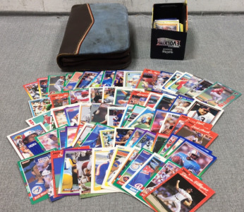 (62) 90s Football and Baseball Cards, Pok&eacute;mon Cards, CD Case w/ CDs: Country, R&B and more