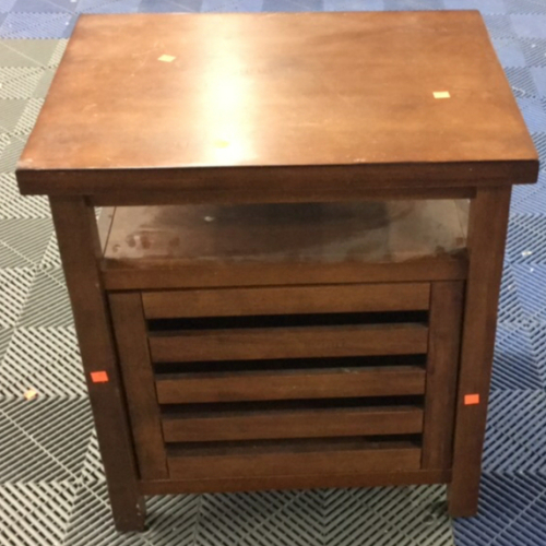 Small Side Table with a Pull Out Flat Desk