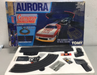 Tomy Aurora AFX Ghost Camaro Challenge Slot Car Set