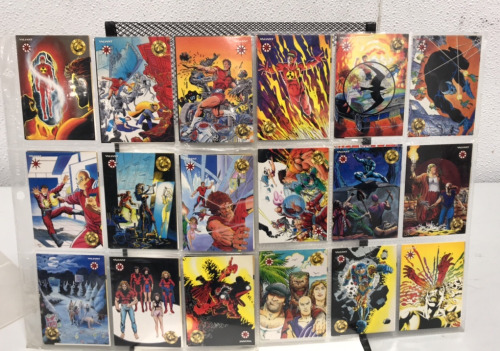 (36) Valiant Legend Of Super Heroes Collectible Cards