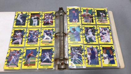 (1000+) Baseball Cards, Topps and Classic 1980’s and 1990’s + Book, (40+) 2021 NFL Trading Cards