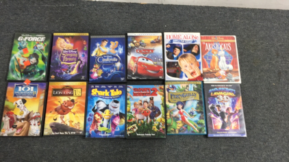 (12) DVD Movies