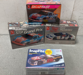 (4) Race Car Models