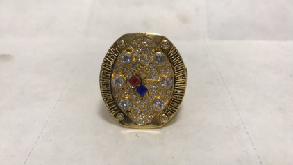 2008 Pittsburg Steelers World Championship Ring Made For Ben Rothlisberger