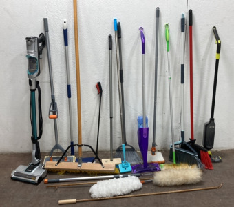 Shark Vacuum, Swiffer Sweeper, Brooms, Mops And Dusters