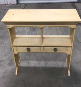 Small Table with 1 Shelf and 2 Drawers