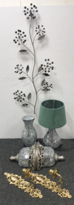 Matching - Lamp, Wall Hanger, Vase, 2 Wall Hanger, 2 Candle Holders