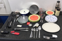 Set of Dishes, Thermos, and More