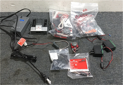 (1) Vex Cortex Microcontroller (1) Vex Smart Charger (2) Vex 2-Wire Robot Motors (2) Bags Of Various Robot Components