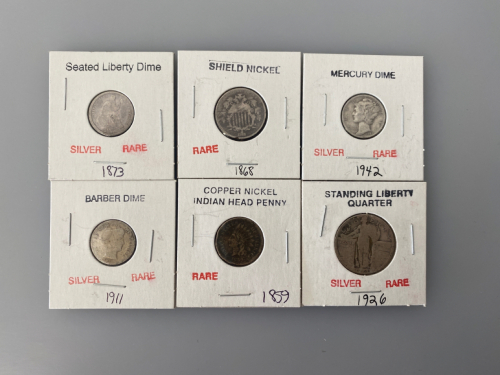 (6) Rare Coins