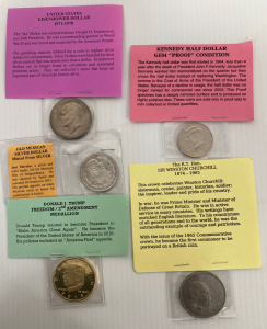 (5) Collectors Coins