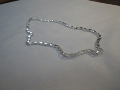 S Link Silver Toned Necklace