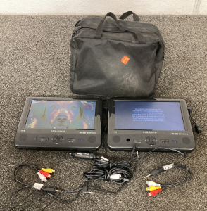 Pair Of Insignia Portable DVD Players