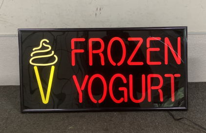 Frozen Yogurt Sign