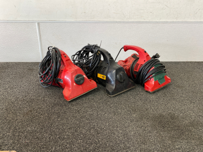 (3) Handheld Vacuum Cleaners All Power On Please Inspect