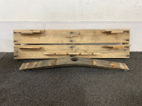 Wooden Shelf (40”x 10”)and Piece of Craft Wood (34”x 4”)