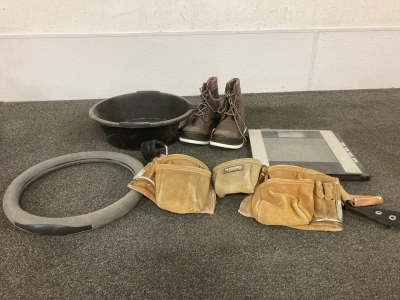 Oil Pan, Mens Boots Size 7, Scale, And More