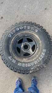 Firestone Tire On Rim