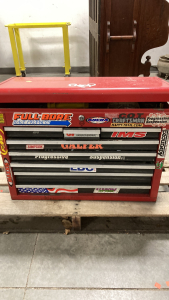 Tool Box With Various Tools And Stand