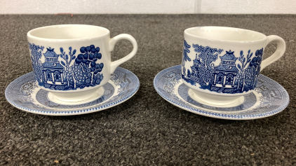 Vintage Churchill England Cups And Saucers