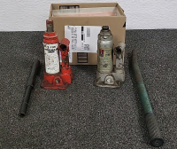 (2) 2-Ton Hydraulic Jacks