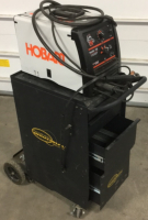 (1) Hobart 115V Wire Feed Welder 25-140 Amp Output With Cables (1) Northern Industrial Welders Welding Cart With Drawers
