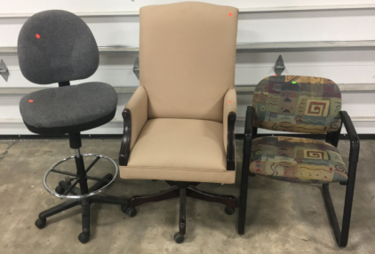 (3) Office Chairs