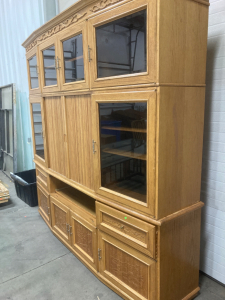 Large 3-Section Entertainment Center